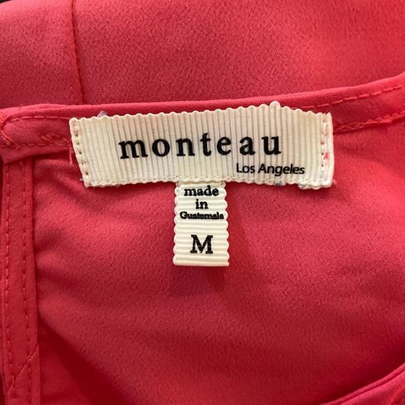 🌿4/$35‎ 🌿MONTEAU Pink Sleeveless Blouse - Picture 5 of 7